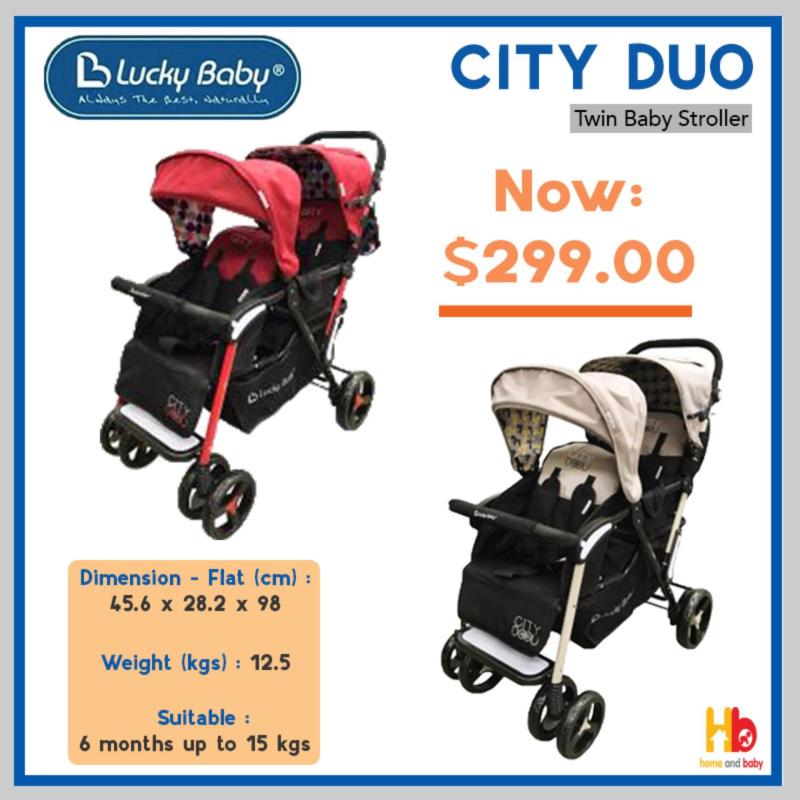 CITY DUO Twin Baby Stroller Singapore