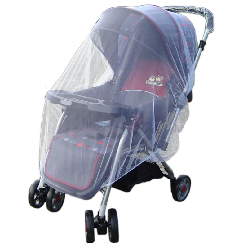 Cyber Infants Baby Stroller Pushchair Mosquito Insect Net Safe Mesh Buggy Strollers Cover (White) Singapore