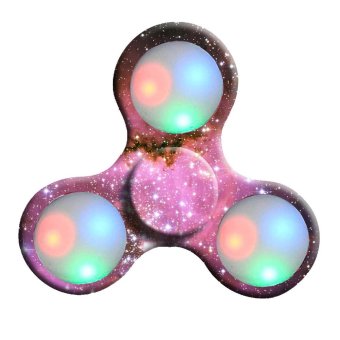 LED Light Hand Spinner Fidget Toys Finger Ball For Autism ADHD Multicolor - Intl April 2018 - 2 LED Light Hand Spinner Fidget Toys Finger Ball For Autism ADHD Multicolor - intl - 2
