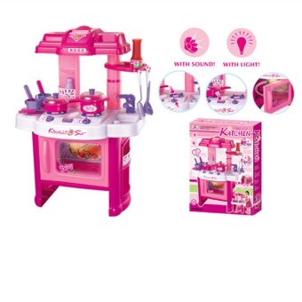 Xiong Cheng 008-26 Deluxe Beauty Kitchen Appliance Cooking Play Set Pink April 2018 - 2 Xiong Cheng 008-26 Deluxe Beauty Kitchen Appliance Cooking Play Set Pink - 2