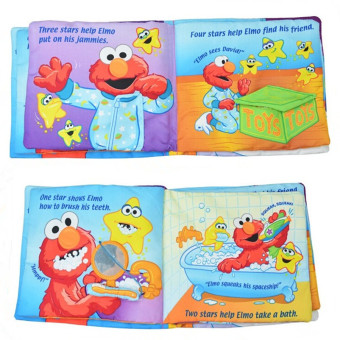 Hundred American Softplay Sesame Street Elmo Learn Dimensional Cloth Book Goodnight Educational Toys April 2018 - 3 Hundred American Softplay Sesame Street Elmo Learn Dimensional Cloth Book Goodnight Educational Toys - 3