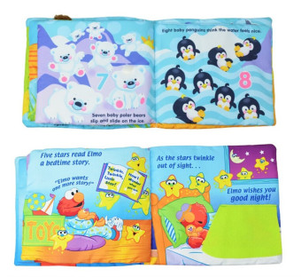 Hundred American Softplay Sesame Street Elmo Learn Dimensional Cloth Book Goodnight Educational Toys April 2018 - 4 Hundred American Softplay Sesame Street Elmo Learn Dimensional Cloth Book Goodnight Educational Toys - 4