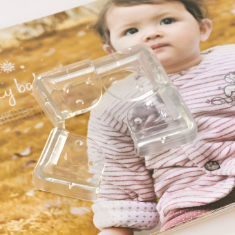 Smiling Baby Table Corner Protectors Transparent Anti-Collision Angle April 2018 - 3 smiling Baby Table Corner Protectors Transparent Anti-Collision Angle - 3