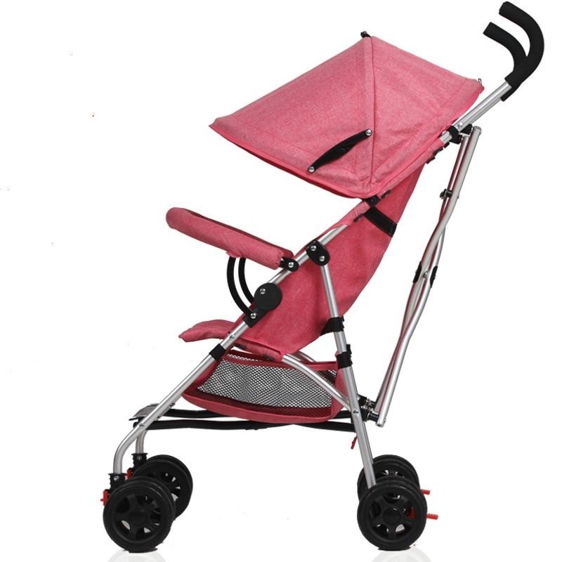 Portable Folding Folding Shock Proof Trolley for Baby Stroller 4.2KG - intl Singapore