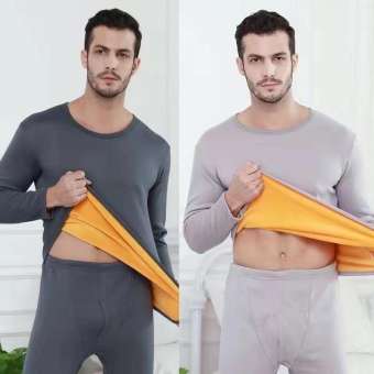 Áo Giữ Nhiệt Bộ Đồ Lót Nhung Vàng Dày Dặn Cho Nữ Cỡ Lớn Cho Nam Bộ Đồ Ngủ Mùa Đông Cỡ Lớn Thoải Mái Ôm Sát