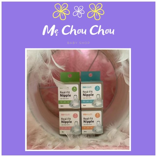 Núm ty bình moyuum hàn quốc chính hãng 1/2/3/4