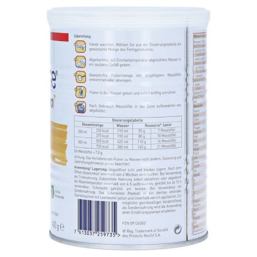 Sữa tăng cân cho trẻ biếng ăn suy dinh dưỡng chậm lớn Nestle Resource Junior 400g Đức hỗ trợ ăn ngon hấp thụ tốt an toàn phù hợp cho bé từ 1 tuổi đến 10 tuổi - mẹ bean bon