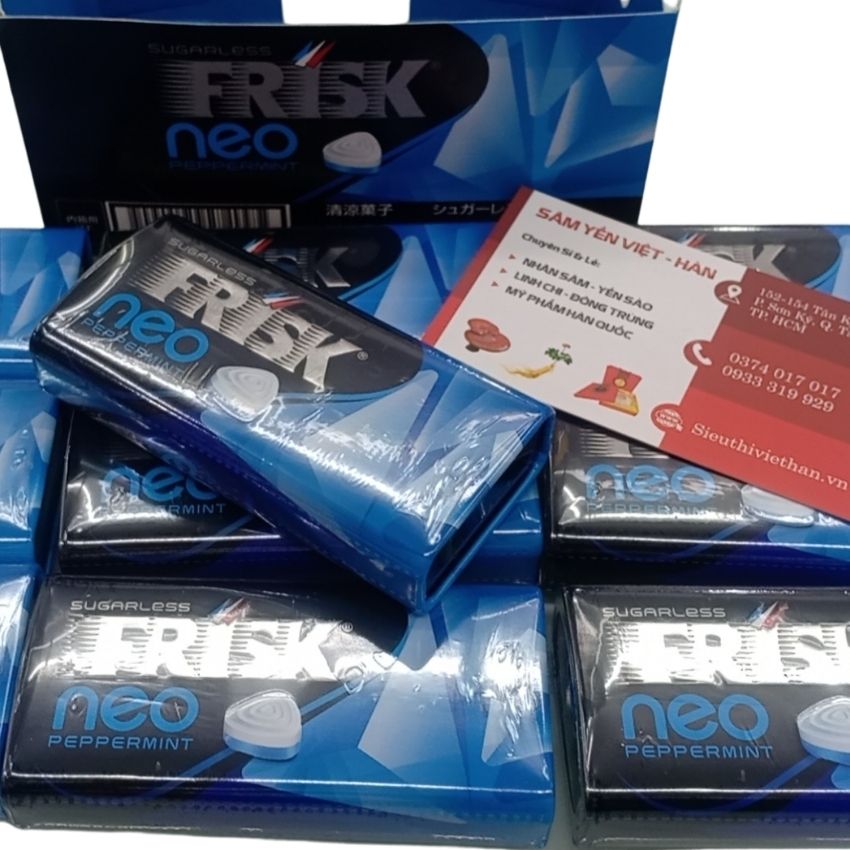 Kẹo frisk neo peppermint vị bạc hà