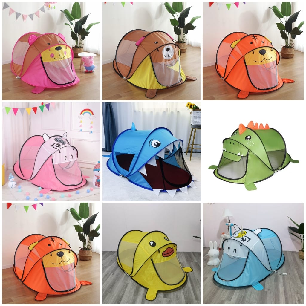 WDS Tenda Anak Karakter Tenda Camping Anak Lipat Mainan Tenda Anak Rumah Tenda Anak Murah Karakter Hewan Harga 110,500 rupiah*Gratis Ongkir