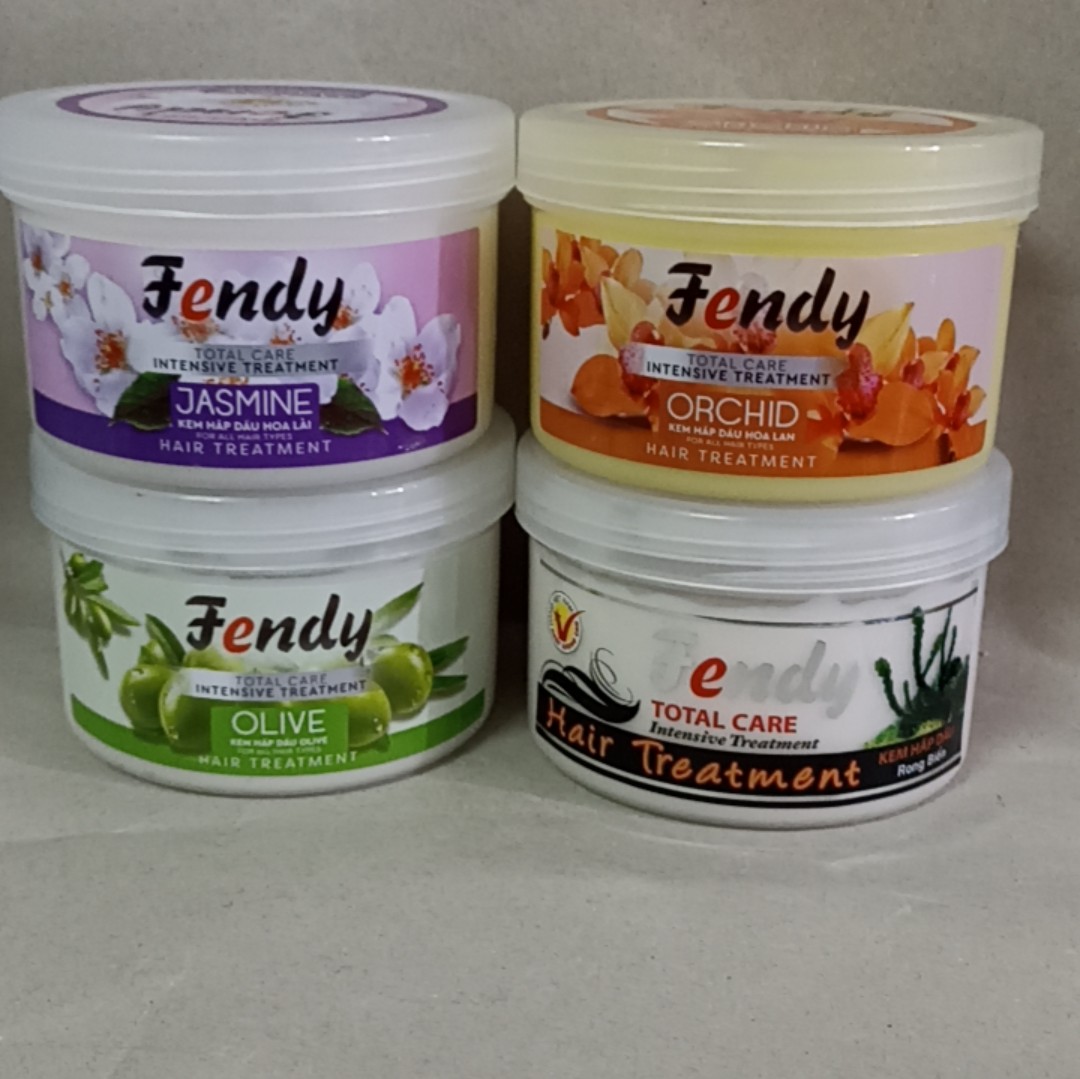 Kem hấp dầu kem ủ tóc phục hồi Fendy 500g