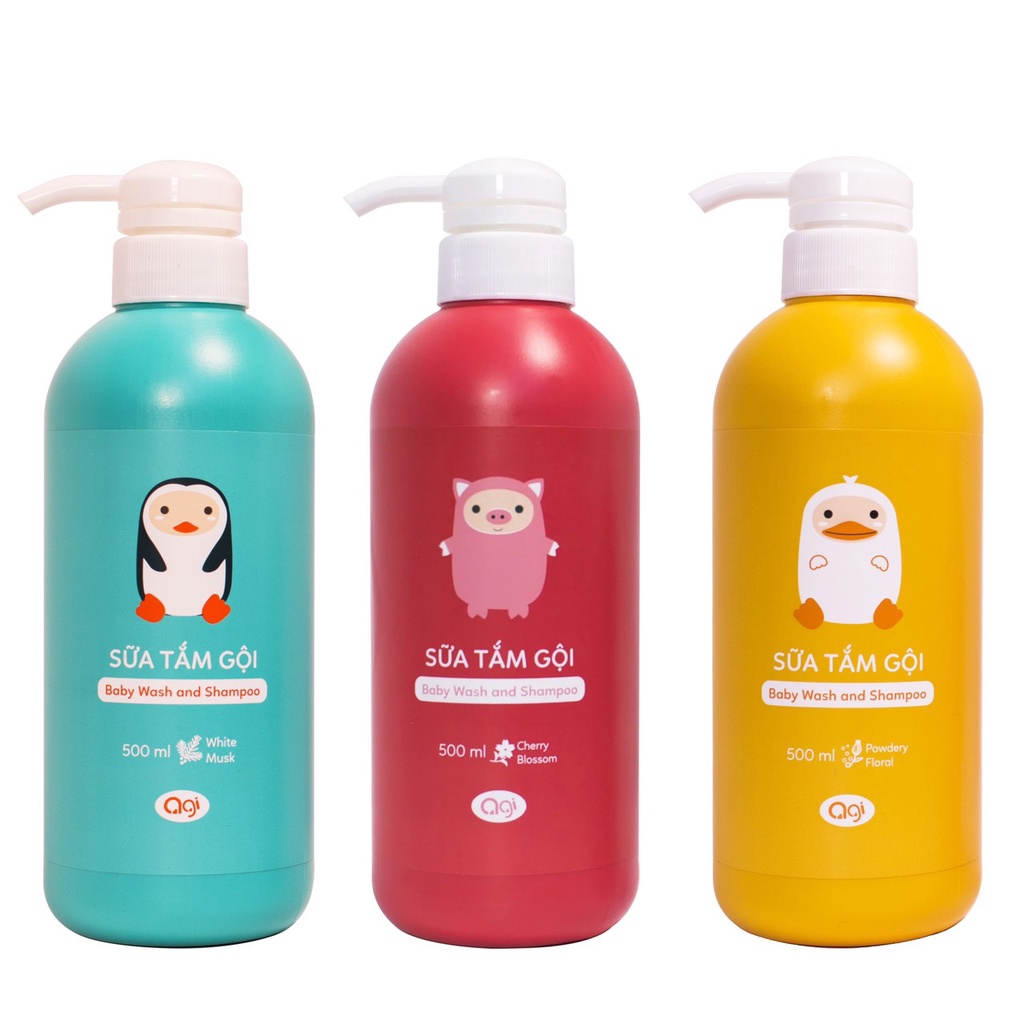 [CHÍNH HÃNG]SỮA TẮM GỘI AGI CHO BÉ /500ML