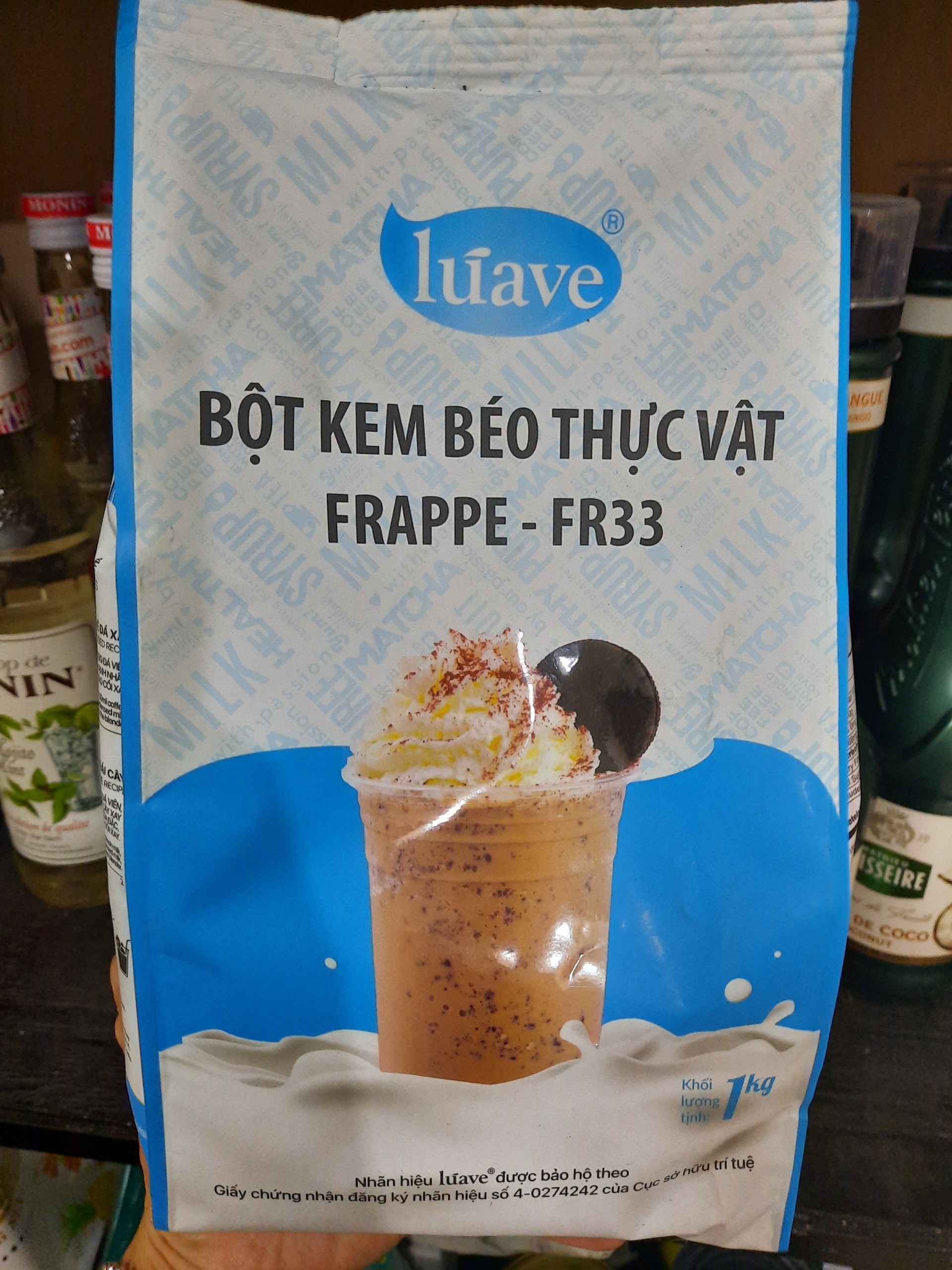 Bột kem béo thực vật Frappe FR33 Luave gói 1kg