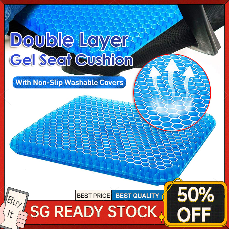 Hot Selling Breathable Double Layer Non-Slip Cooling TPE Egg Gel Seat Cushion  for Office Chair - China Gel Seat Cushion and TPE Egg Gel Seat Cushion  price