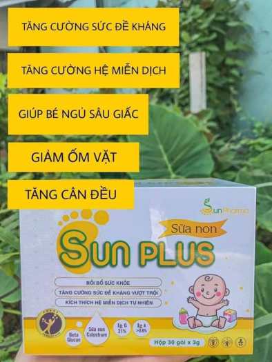 Sữa Non Sunplus - Bé Ngủ Ngon, Sâu Giấc và Tăng Đề Kháng Tốt