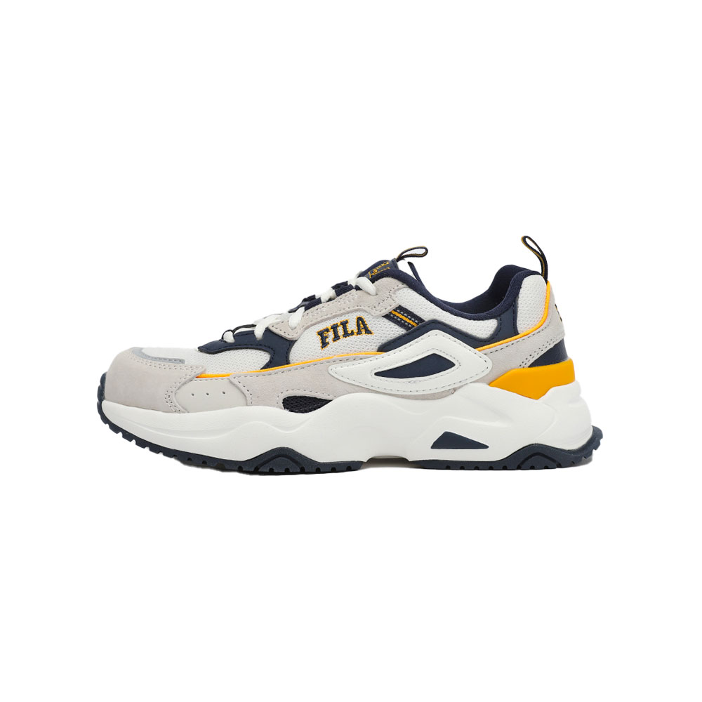 Men yellow hot sale fila shoes