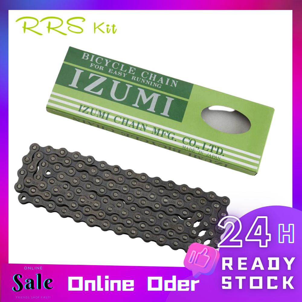 Dây xích xe đạp izumi nhật bản xích đơn/xích cố định tốc độ bánh răng dây xích xe đạp đường trường, dòng 410, 116 liên kết