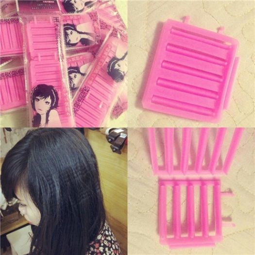 Combo 3 vĩ 9 kẹp nhựa bấm tóc gãy, tóc xù, tóc gợn sóng