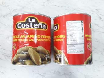 ỚT JALAPENO NGUYÊN TRÁI NGÂM LA COSTENA 2.8KG