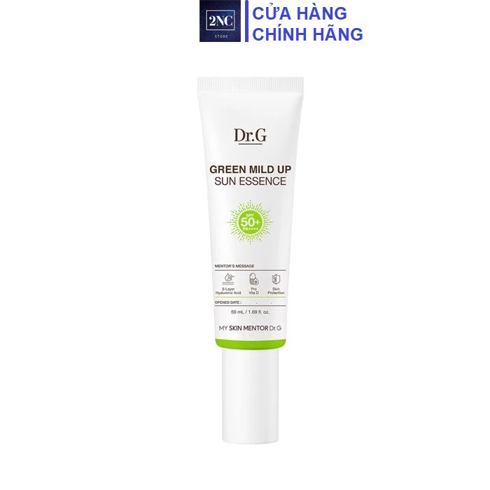 Kem chống nắng dr.g green mild up sun essence spf50+ pa++++ 50ml