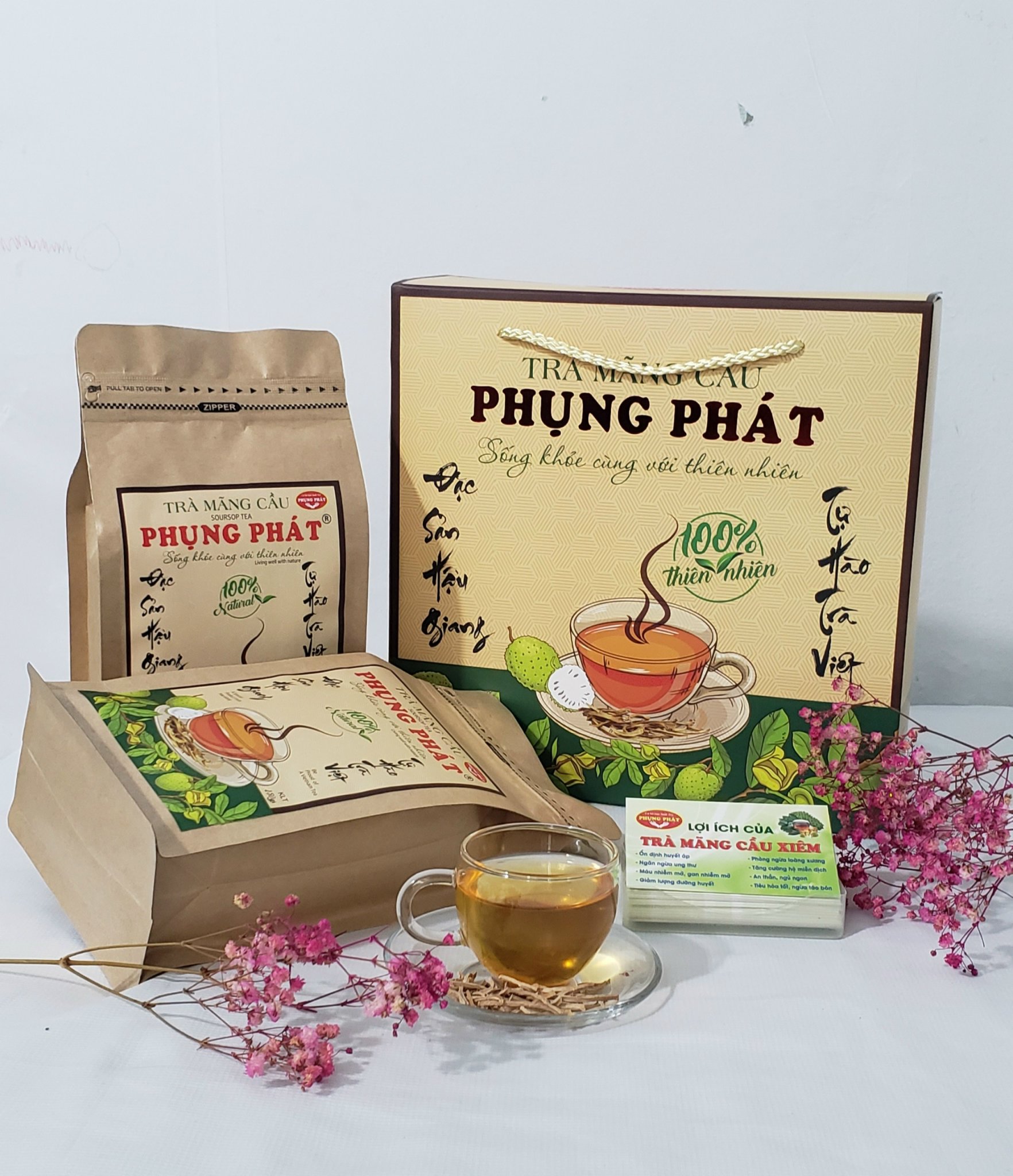 Trà Mãng cầu xiêm Phụng Phát - Đặc sản Hậu Giang