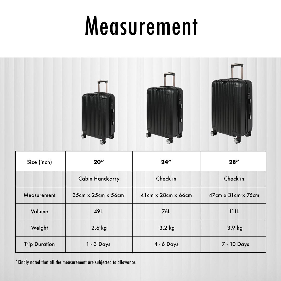 URBANlite VERTEZ  2in1(24"+28")  360° 8-Wheel Spinner | TSA Lock I Expandable |Corner Guard Hard Case Luggage-ULH 22915