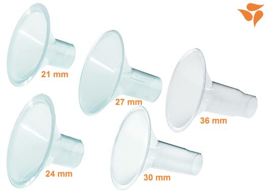Phễu Medela 21mm, 24mm, 27mm, 30mm, 36mm