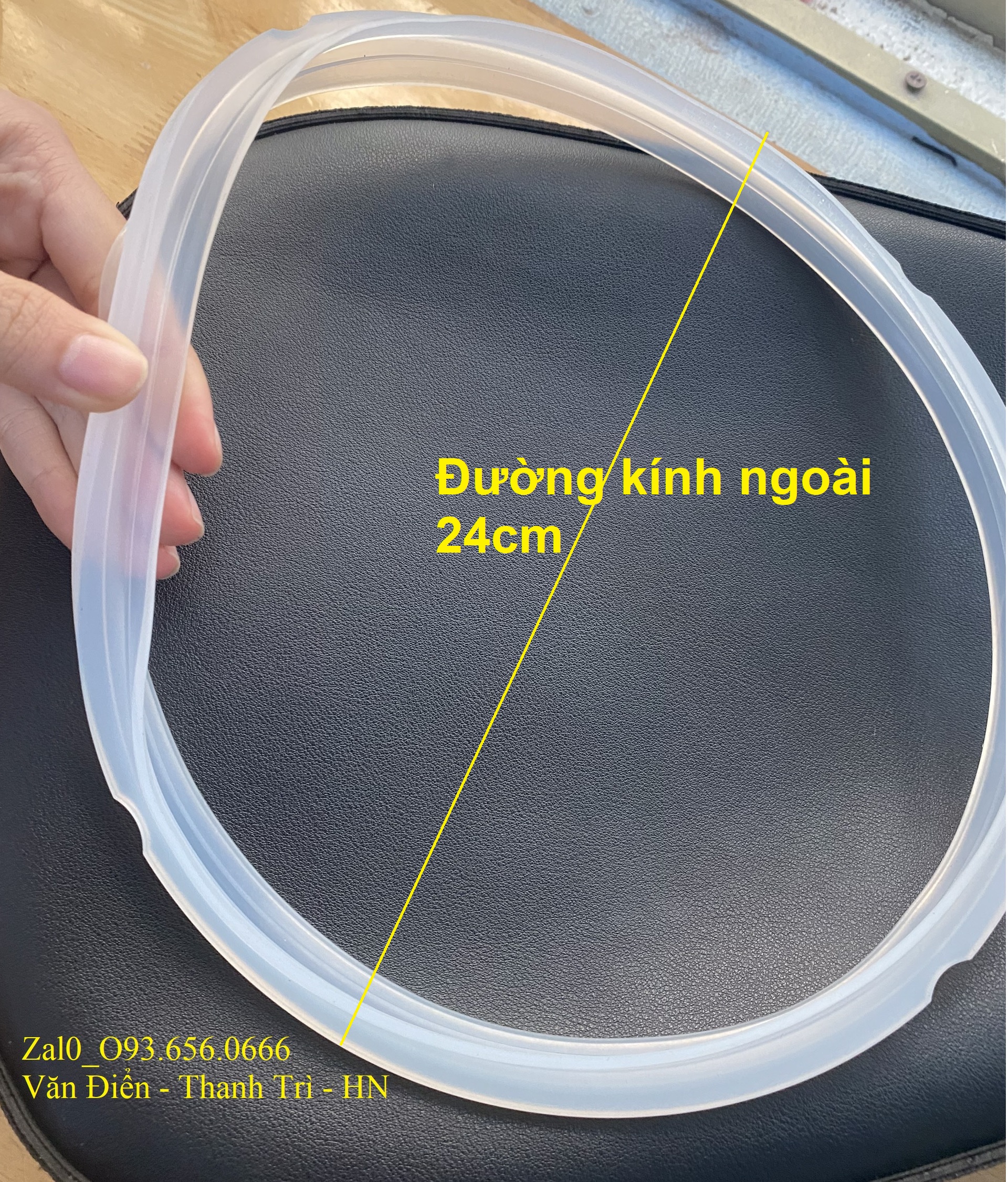 Gioăng nồi áp suất đa năng Philips 24cm - set 3 zon trong suốt