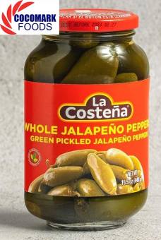 Ớt Trái Ngâm La Costena Whole Jalapeno Peppers 440g