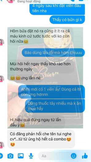 Viên đặt Briar se khít cô bé tặng Xà phòng khử thâm mông PELICAN kèm túi lưới (che tên kín đáo)