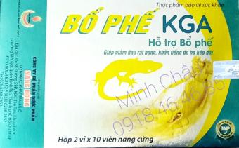 Bổ phế KGA hỗ trợ bổ phế