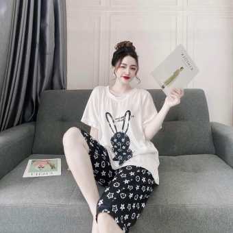 Đồ Bộ Thun Lửng Thun Cotton Mặc Nhà Hàng Bigsize