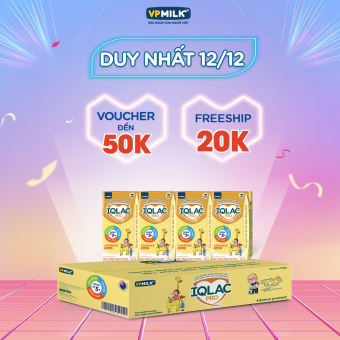 Sữa Bột Pha Sẵn VPMilk IQLac Pro Advance Premium Cho Bé Từ 1 Tuổi