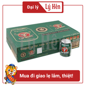 Thùng 24 Lon Nước Tăng Lực Trâu Cụng Carabao Nhập Khẩu Thái Lan 250ml