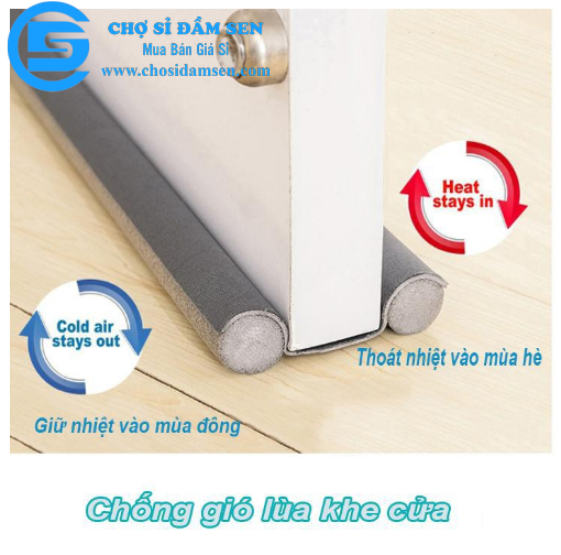 RON CỬA ĐỆM CỬA NẸP XỐP CHẶN KHE CỬA CHỐNG CÔN TRÙNG BỤI BẨN CÁCH NHIỆT CÁCH ÂM - TRÁNH KẸT CHÂN TAY TRẺ NHỎ