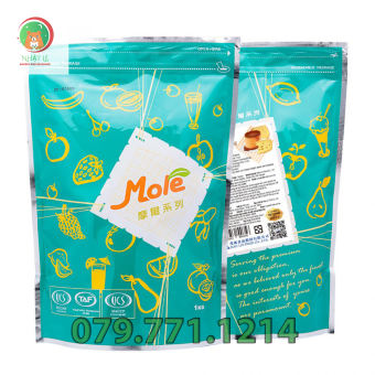 Bột Pudding Phô Mai (Flan Phô Mai) hiệu Mole Đài Loan túi zip 1kg