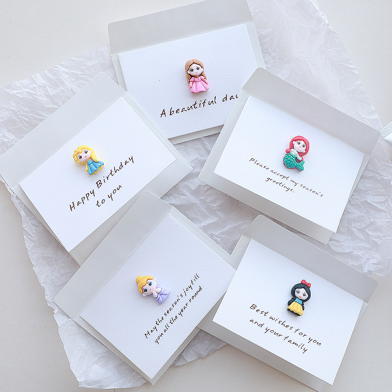 Thiệp giấy chúc mừng sinh nhật, kỉ niệm phong cách các công chúa disney