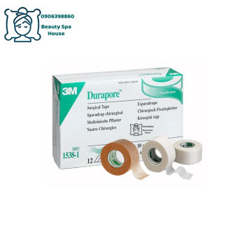 Surgical tape - Băng keo giấy lụa y tế 3M Durapore Micropore dán vết thương hàng USA 2.5cm 1.25cm