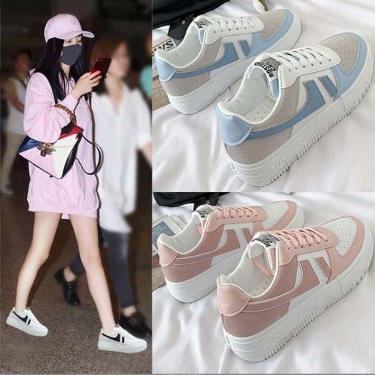 Giày thể thao nữ New AIR đế độn 4cm siêu đẹp, êm chân mẫu mới nhất 2022 hot trend, giày sneaker nữ đi học giá rẻ, giày bata nữ đẹp phong cách thời trang