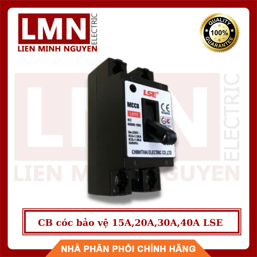 CB cóc bảo vệ 15A,20A,30A,40A LSE dùng cho nhà ở, máy lạnh, máy bơm, nhà bếp - An toàn, chất lượng - BH 12 tháng