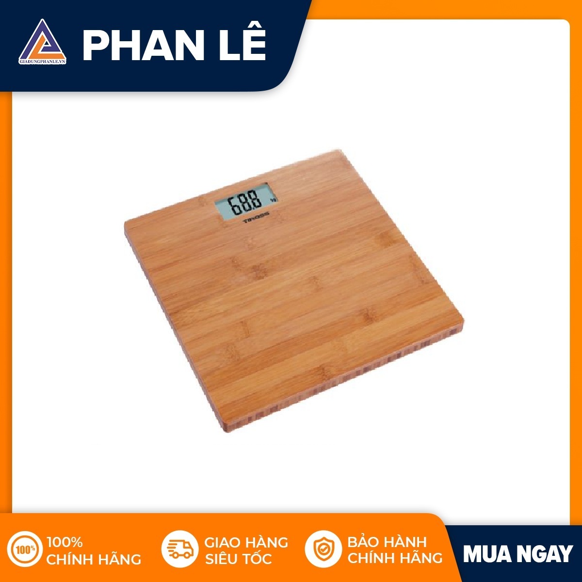 Cân sức khỏe Tiross TS1314 mặt cân bằng Tre