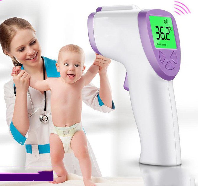 Nhiệt kế điện tử hồng ngoại đa năng đo trán scan, nhiệt kế điện tử đo nhiệt độ, thân nhiệt, nhiệt kế cho bé - đo nhanh, chính xác+qùa tặng hấp dẫn