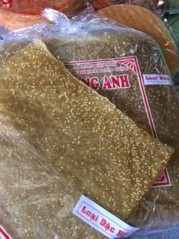 Bánh Tráng Dẻo Gừng Mè Sữa Tây Ninh