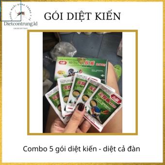 combo 5 gói kiến dạng bột 10g/gói .