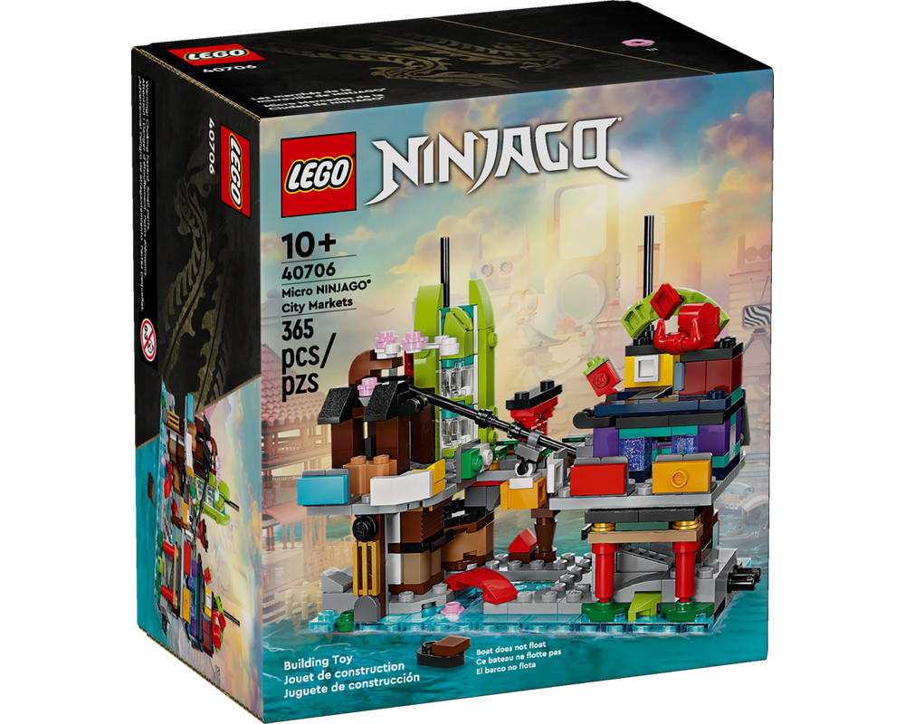 Lego Ninjago City Markets 71799 - Buildable Micro Model Playset