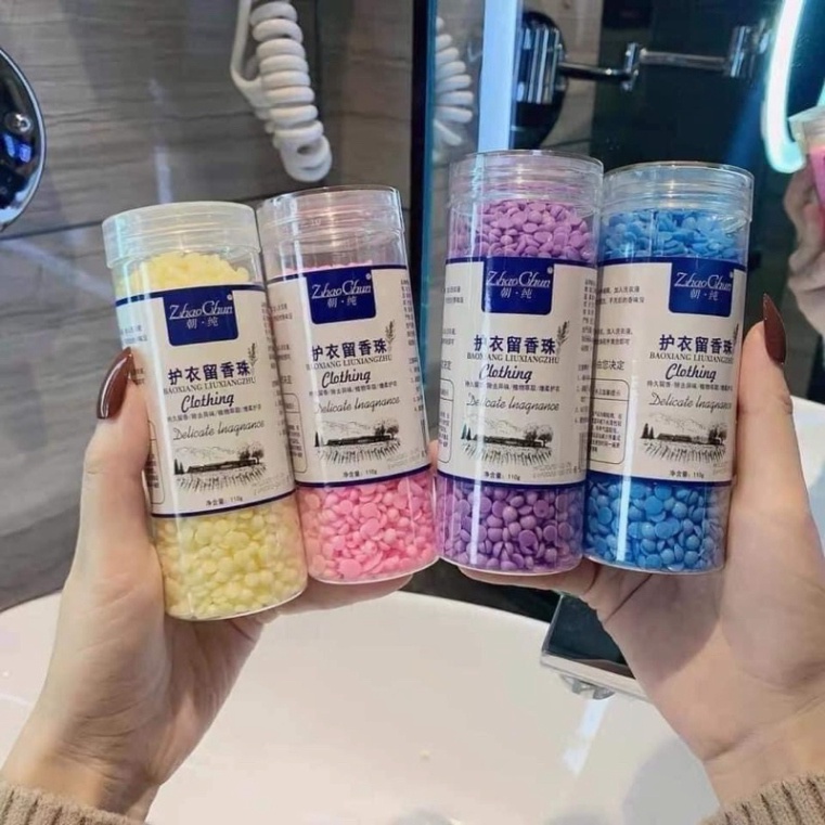 Hạt xả thơm và làm mềm vải hộp - 110g