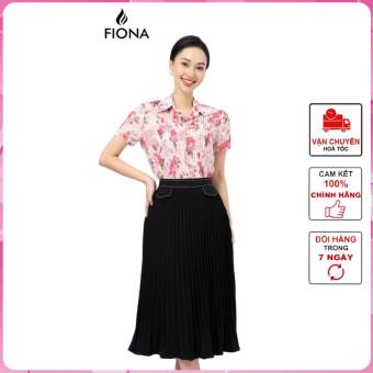 Chân Váy Công Sở Nữ FIONA, Chân Váy Thiết Kế Xòe Dập Nhăn Thanh Lịch Mã F251172