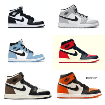 Giày Jordan 1 cổ cao, Giày JD1 high các màu xu hướng của năm 2022 hàng cao cấp full box bill tặng kèm dây