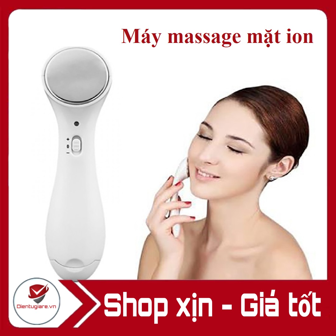 Máy massage mặt Ion mini cầm tay 2 chế độ