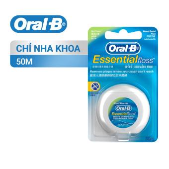 Chỉ Nha Khoa Oral-B Essential Floss 50m - QT Thu Lan TL70 - làm sạch giữa các khe răng của bạn cho sức khỏe răng miệng tối ưu