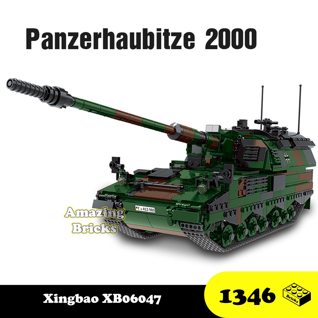 Đồ chơi Lắp Ráp Xe Tăng Đức Panzerhaubitze 2000